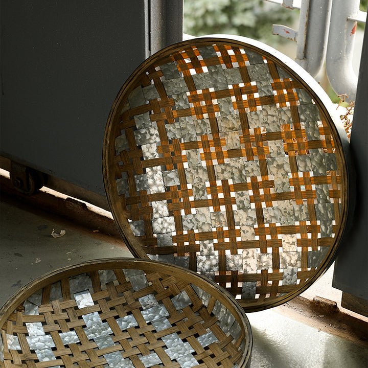Handwoven Decorative Serving Bowl Bowlift