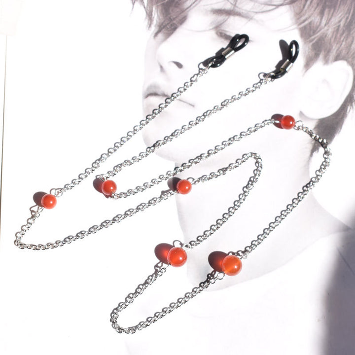 Beaded Chain Eyewear Holder Bowlift