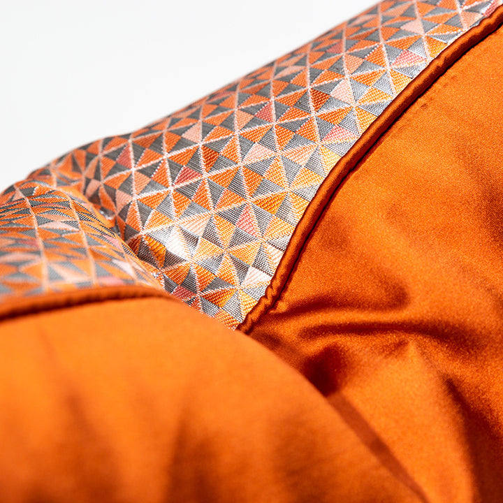 Geometric Textured Throw Pillow