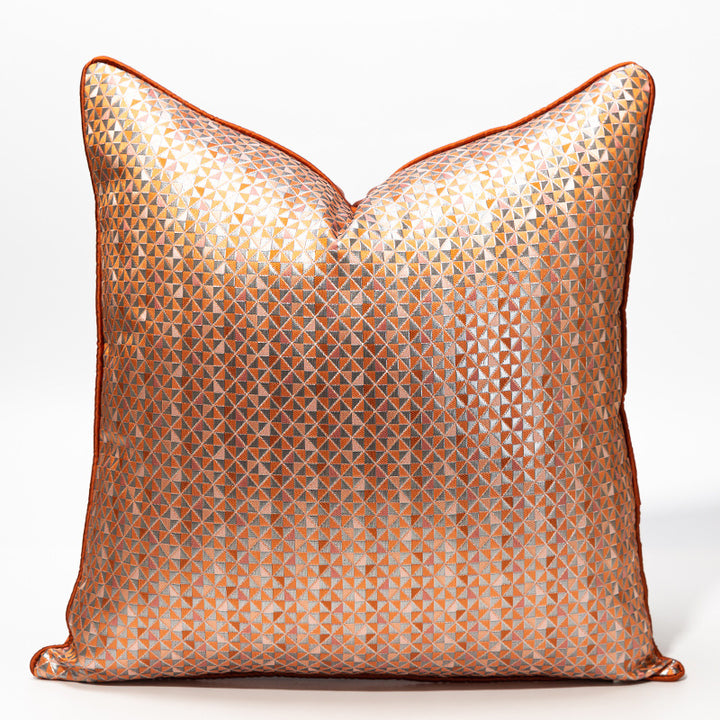 Geometric Textured Throw Pillow
