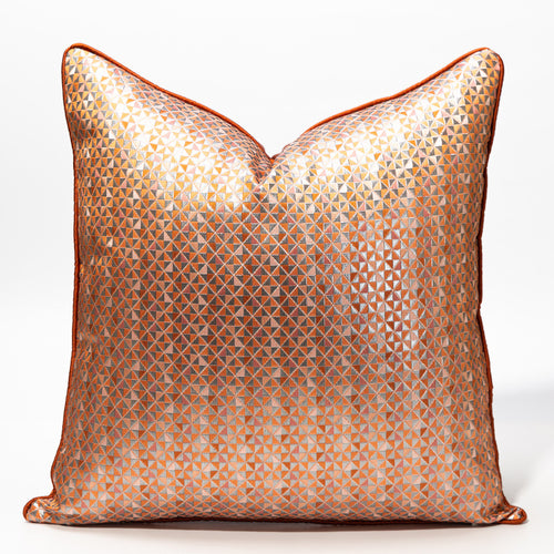 Geometric Textured Throw Pillow