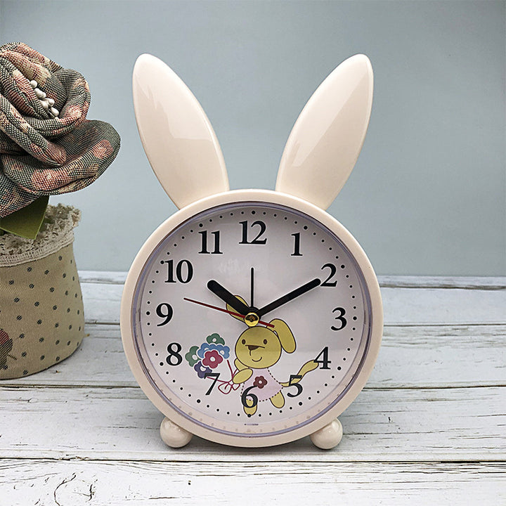 Funny alarm clock with rabbit ears Bowlift