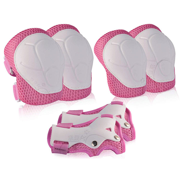 Protective Skate Pad Set with Breathable Mesh Knee Elbow Wrist Guards Bowlift