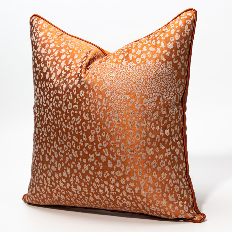 Exotic Leopard Print Decorative Pillow