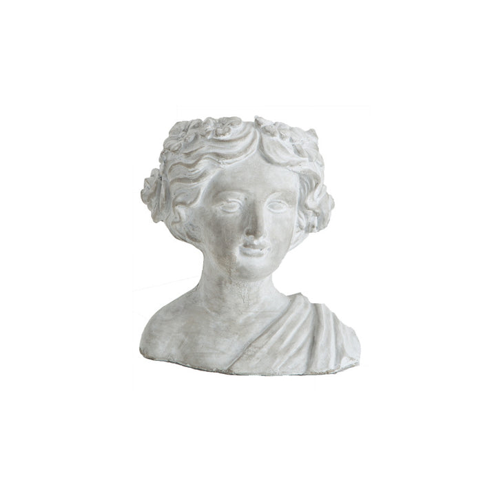 Artistic head sculpture flower pot Bowlift