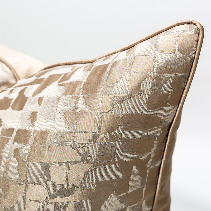Textured Art Deco Throw Pillow