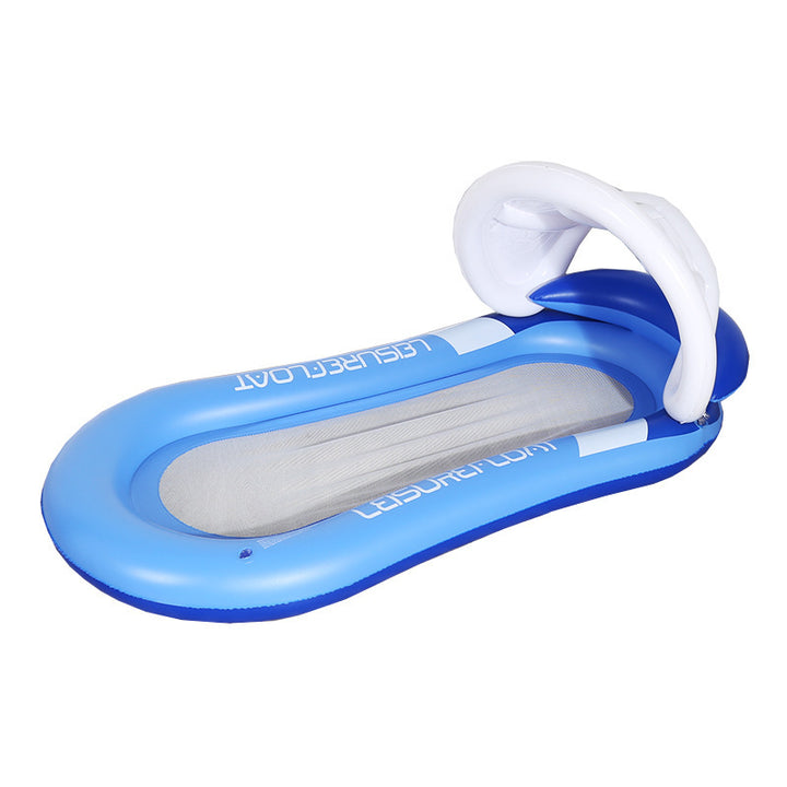 Women's Inflatable Water Lounger with Integrated Safety Edge Bowlift