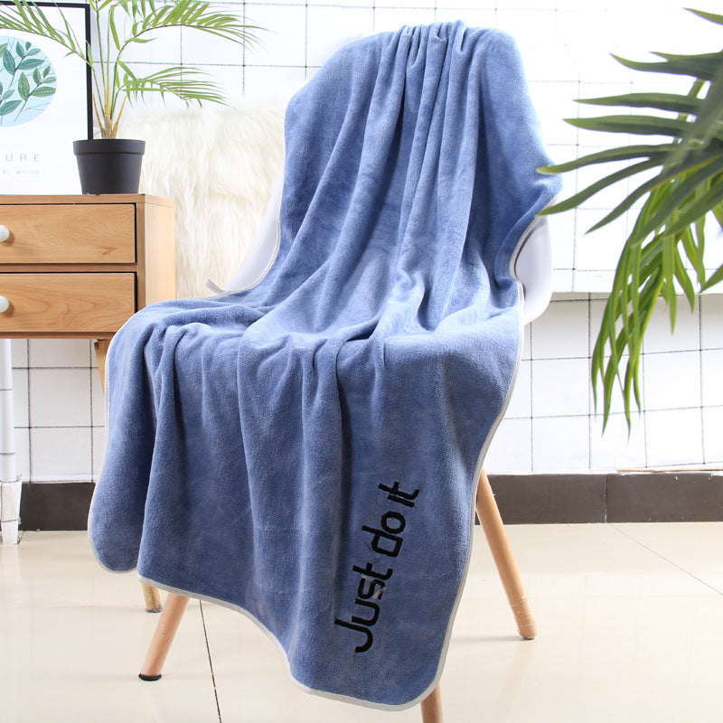 Microfiber Quick-Dry Bath Towel Wrap with Elastic Waist and Hanging Loop Bowlift