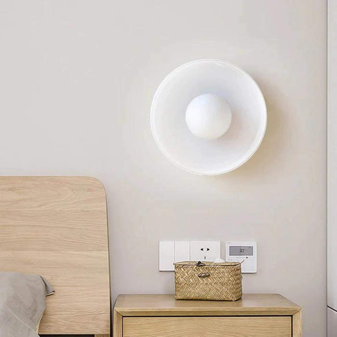 Round Ceiling Lamp with Stylish Functionality - LumiSphere | Bowlift