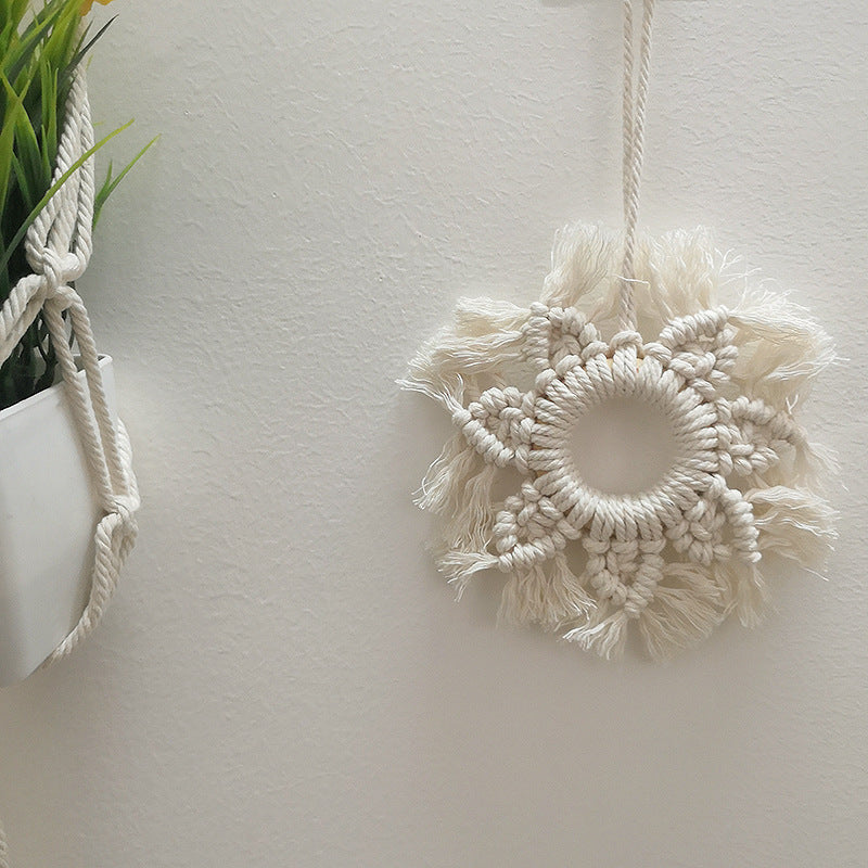 Decorative Macrame Wall Ornament Bowlift