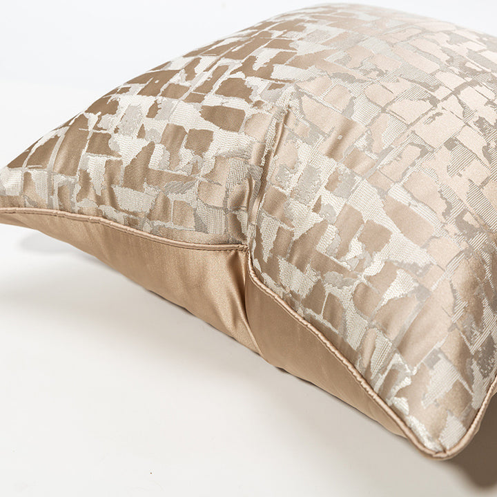 Textured Art Deco Throw Pillow