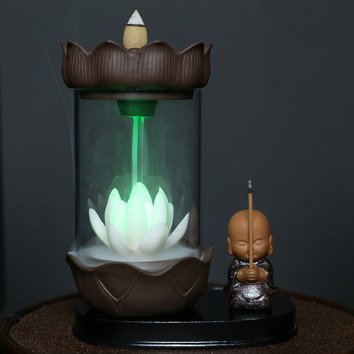 Lotus Theme Aromatherapy Incense Burner