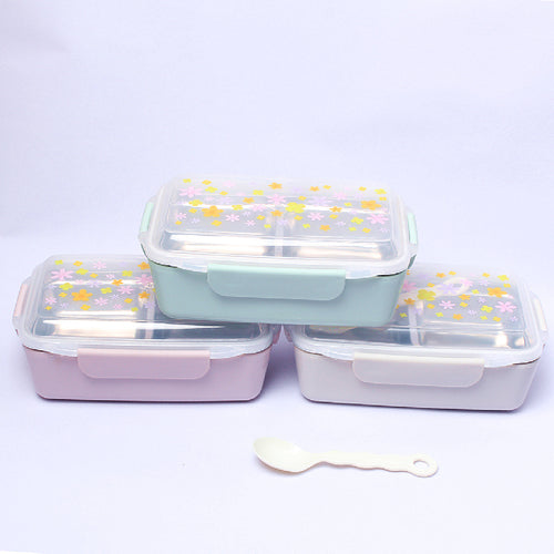 Floral Patterned BPA-Free Meal Prep Container Set