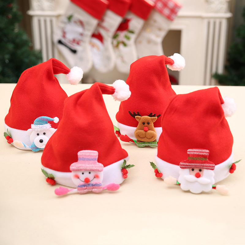 Festive Christmas hat with snowman motif Bowlift