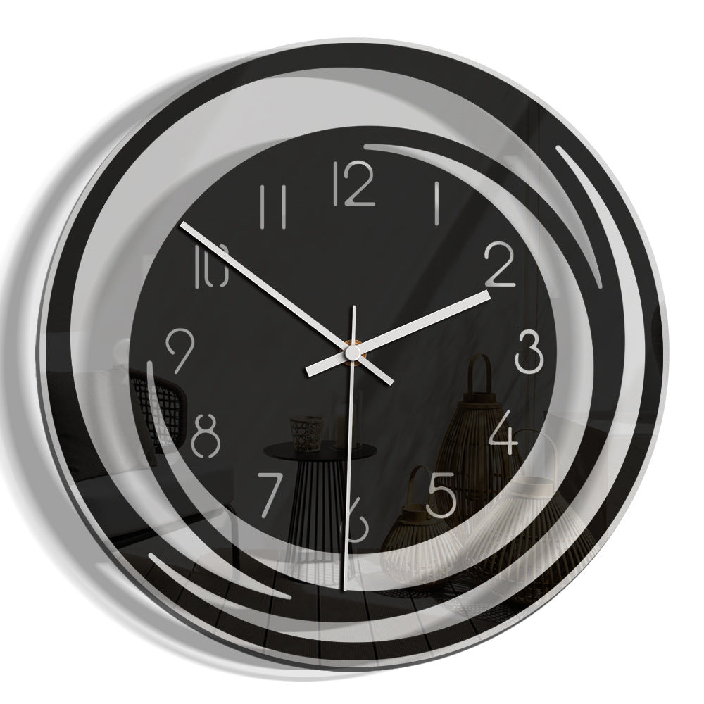 BowLift | Elegant Silent Wall Clock in Acrylic – Modern and Stylish