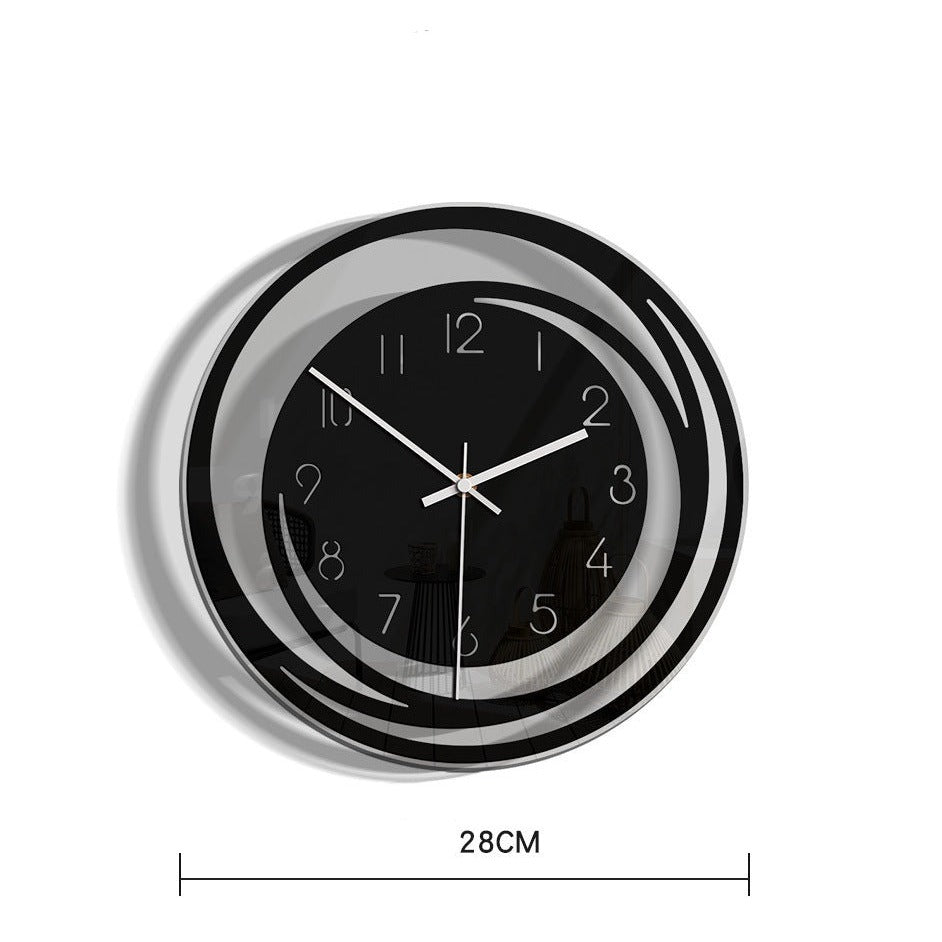 BowLift | Elegant Silent Wall Clock in Acrylic – Modern and Stylish