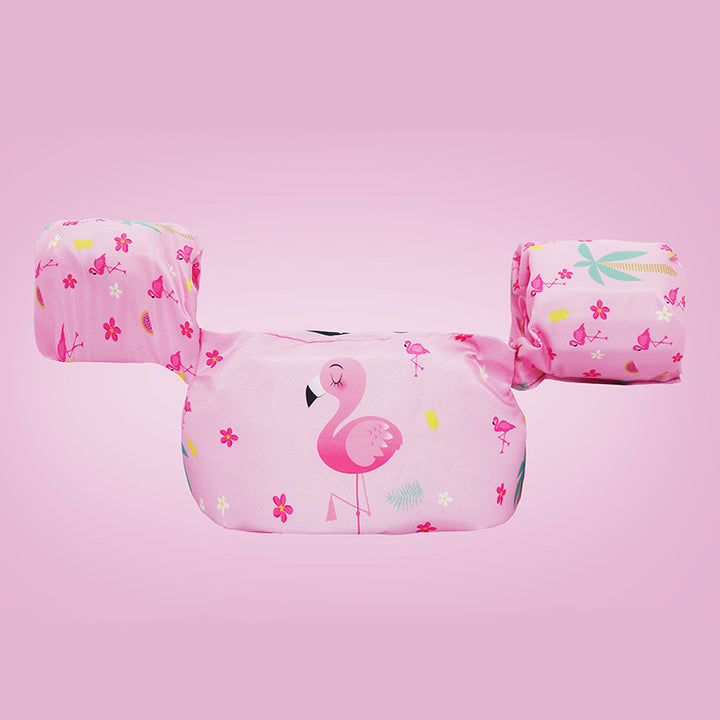 Women's Inflatable Swimming Aid with Colorful Flamingo Design Bowlift