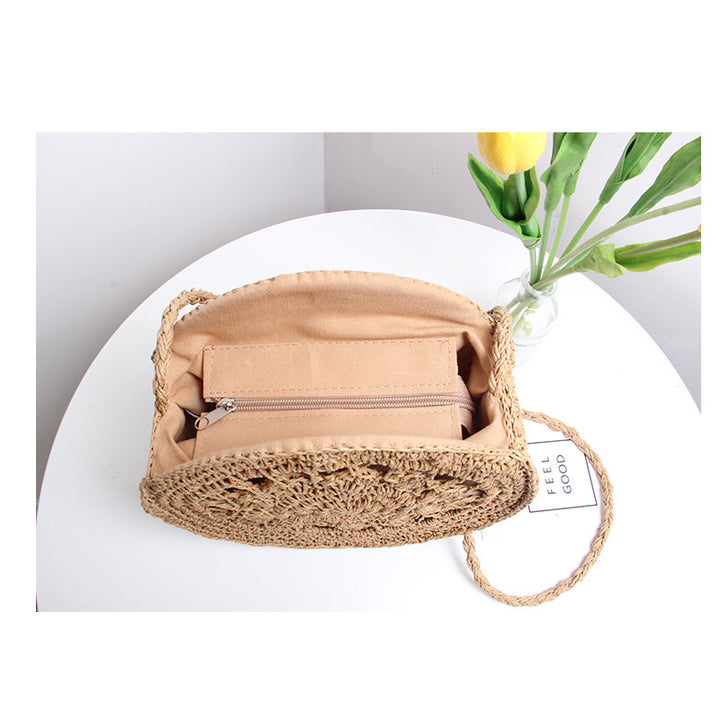 Hand-knotted Shoulder Bag in Unique Boho Style Bowlift