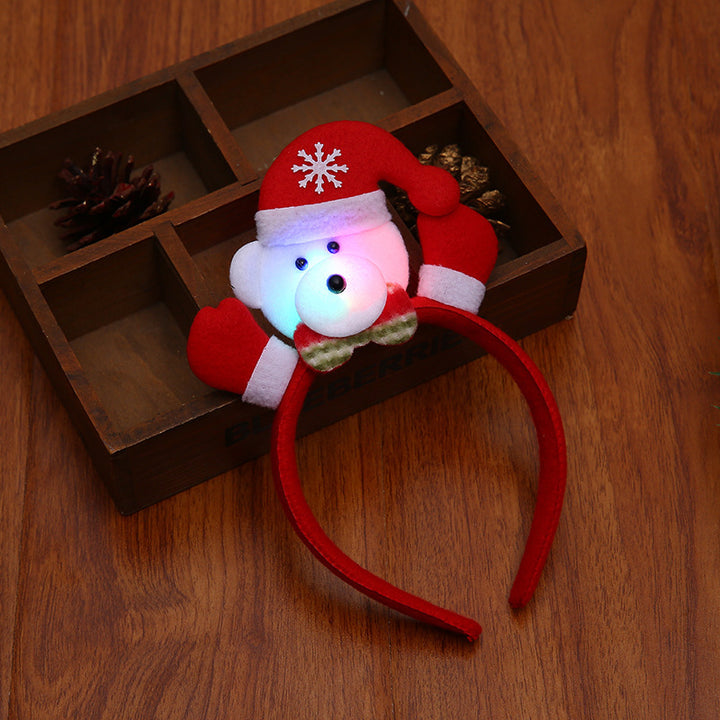 Festive Santa Claus Hairband Bowlift