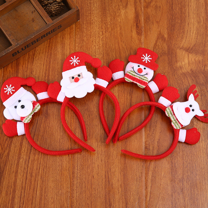 Festive Santa Claus Hairband Bowlift