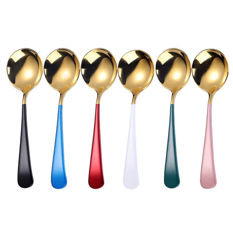 Elegant Dessert Spoon with High-Quality and Non-Slip Grip Design Bowlift