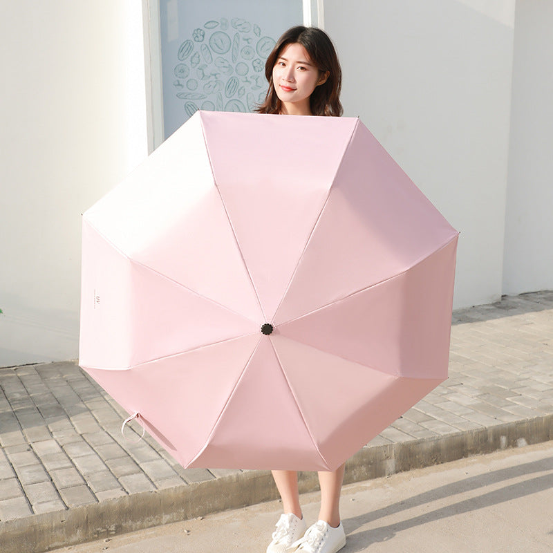Ladies UV Protection Folding Umbrella with Innovative Mechanism Bowlift