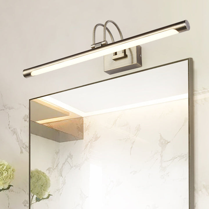 BowLift | Metallic Arch Wall Light Modern Stylish 16.5"/20.5" W LED Nickel-Finish Wall Lamp with Acrylic Shade