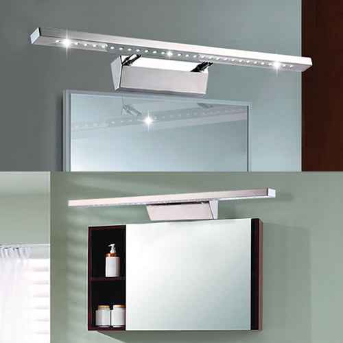 BowLift | Rectangular Interior Mirror Light Stainless Steel 16