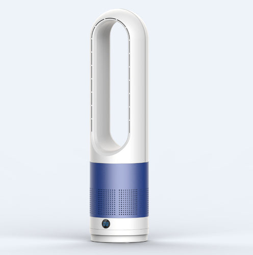 Cooling bladeless tower fan and HEPA air purifier with quiet DC motor Bowlift