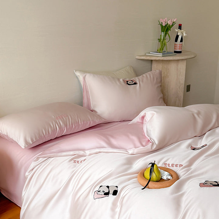 Bedding set, 4-piece, Lyocell, cartoon motif