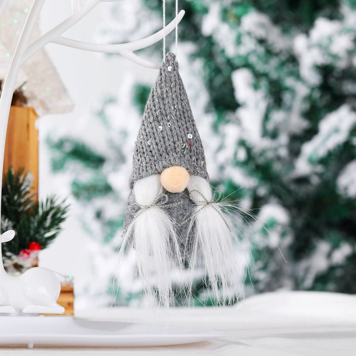 Christmas Gnome Pendant with Sequins
