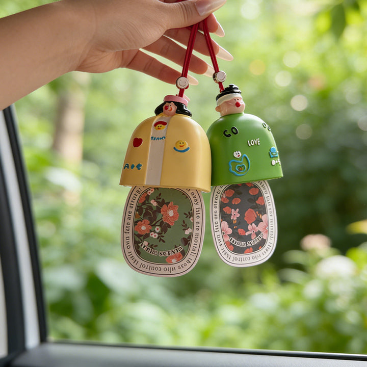 Cartoon-scented hangers for car and home