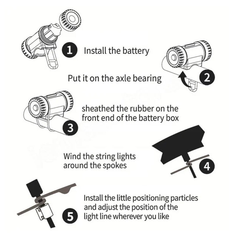 BowLift | Rechargeable Bicycle Tire Lights