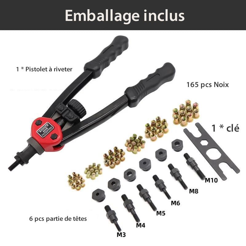 Kit tool for automatic rivets | Bowlift