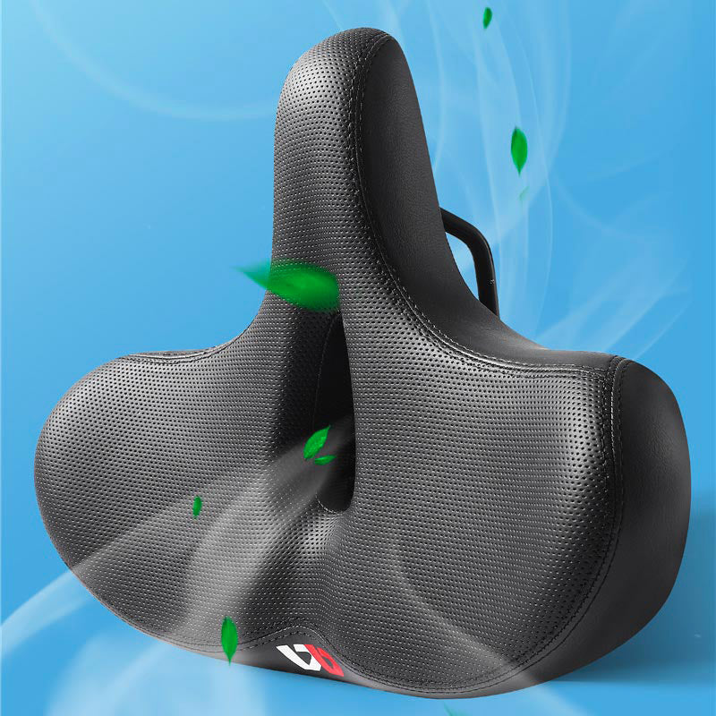 BowLift | ComfortRide Extra Wide Bicycle Seat | Pain-Free Sitting | Ergonomic Saddle for Long Rides