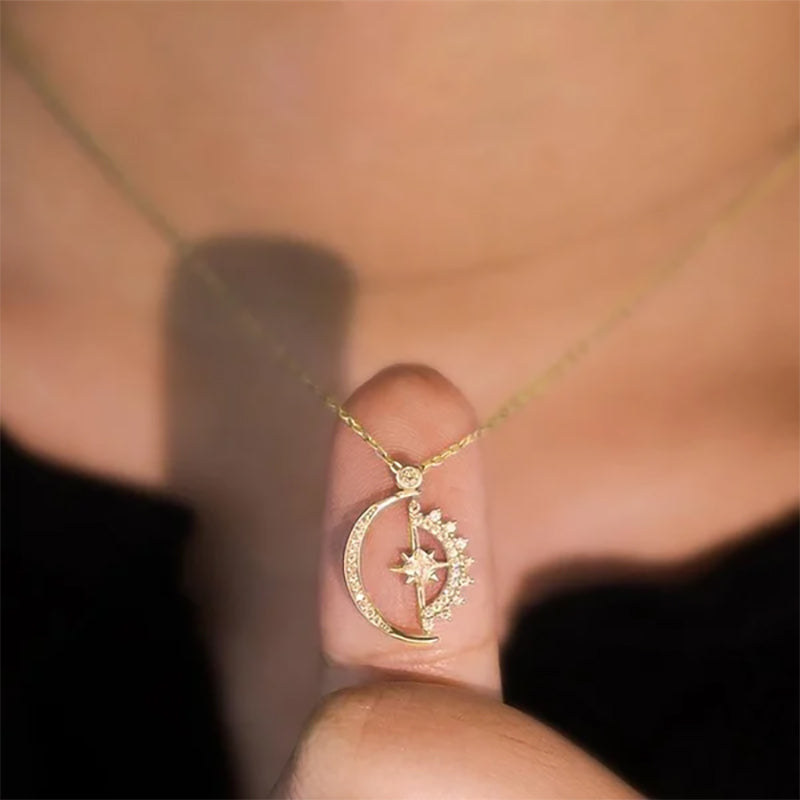 BowLift | Moon And Star Necklace