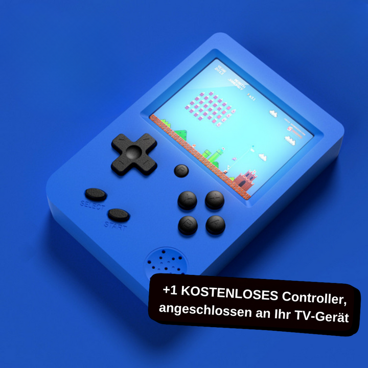 BowLift | Retro Handheld Gaming Console | 400+ Classic Games | Compact & Portable Design | PixelPlay