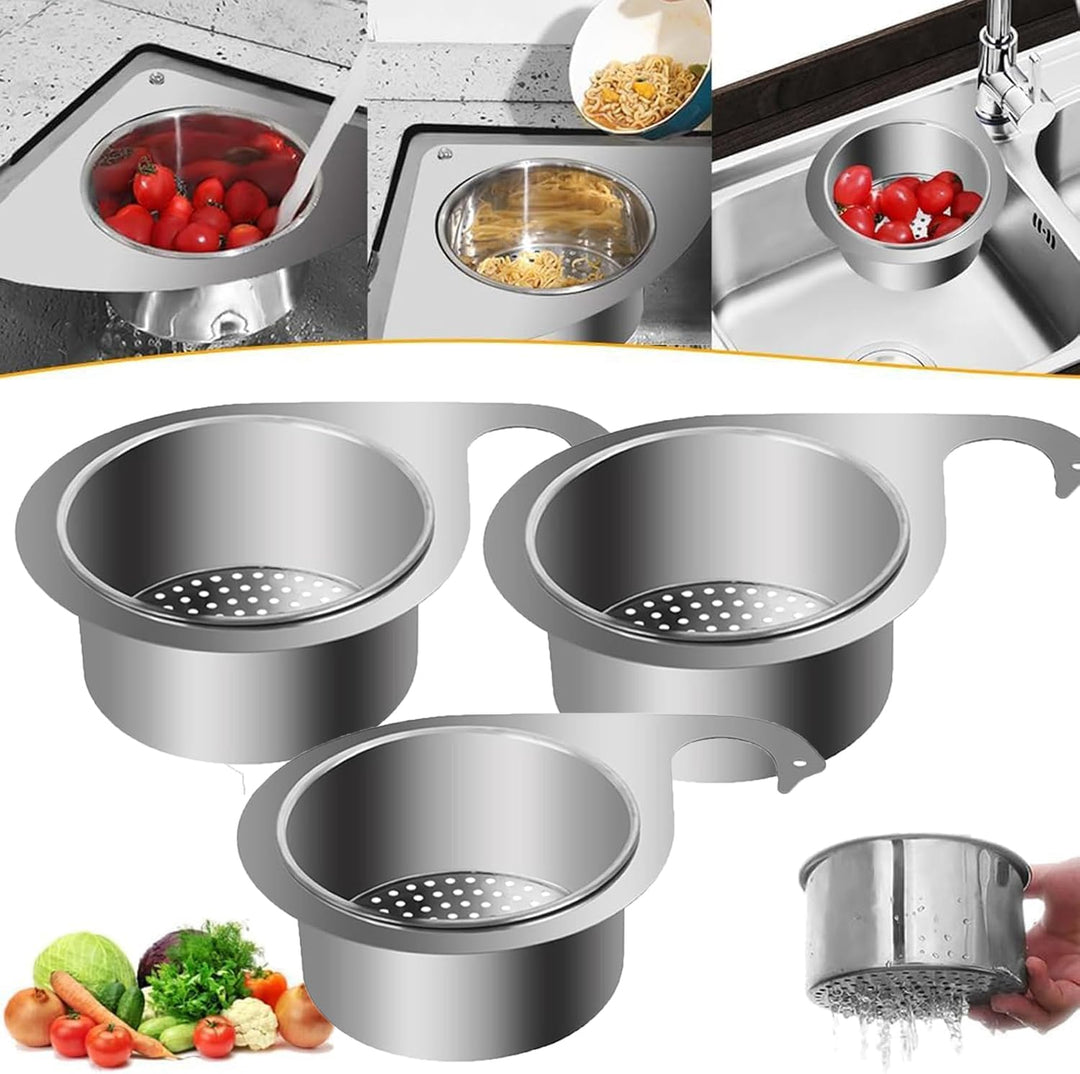 Stainless Steel Swan Sink Strainer Basket | Bowlift