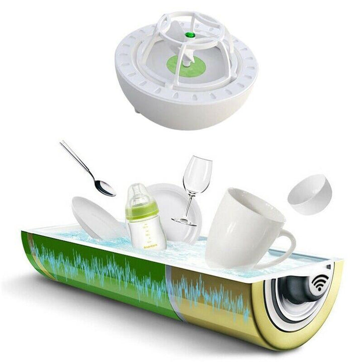BowLift | Ultrasonic Portable Dishwasher And Laundry Piece