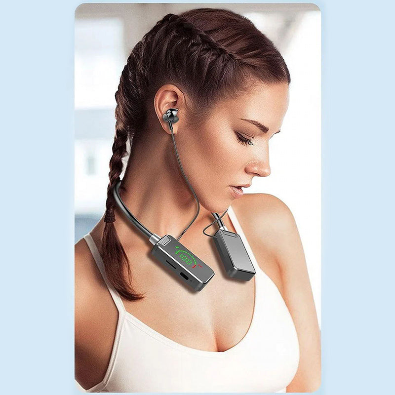 BowLift | Neckband Digital Display Bluetooth Headset