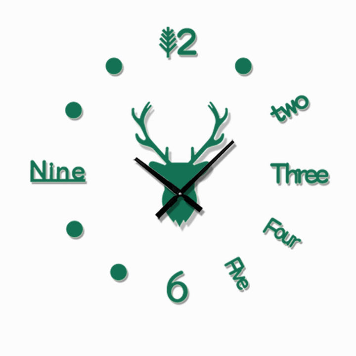 3D Creative Acrylic Hanging Clock | Bowlift