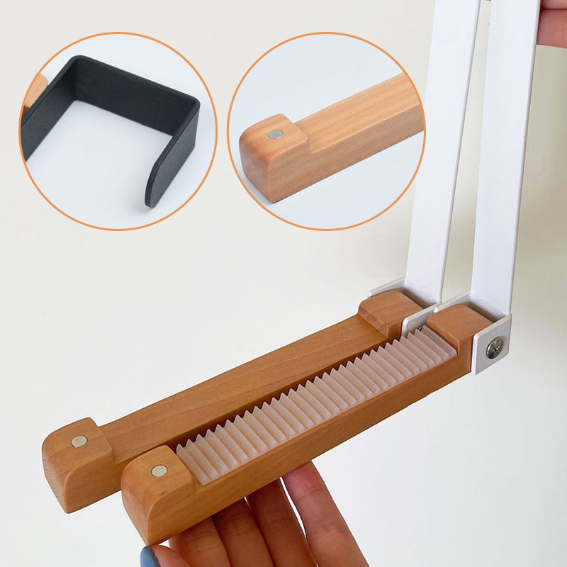 Foldable Wood Over The Door Hooks | Bowlift