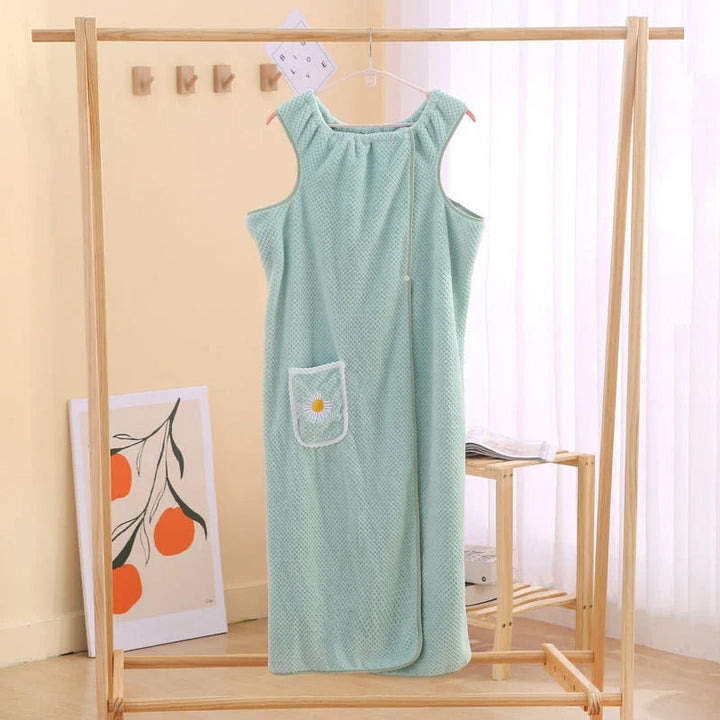 Quick Dry Absorb Water Wearable Bath Towel | Bowlift