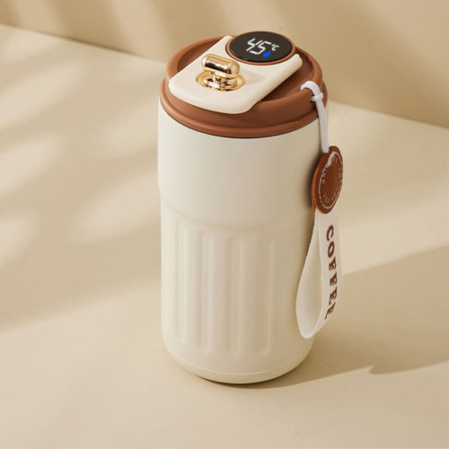 BowLift | Stainless Steel Coffee Mug with LED Temperature Display 450 ML