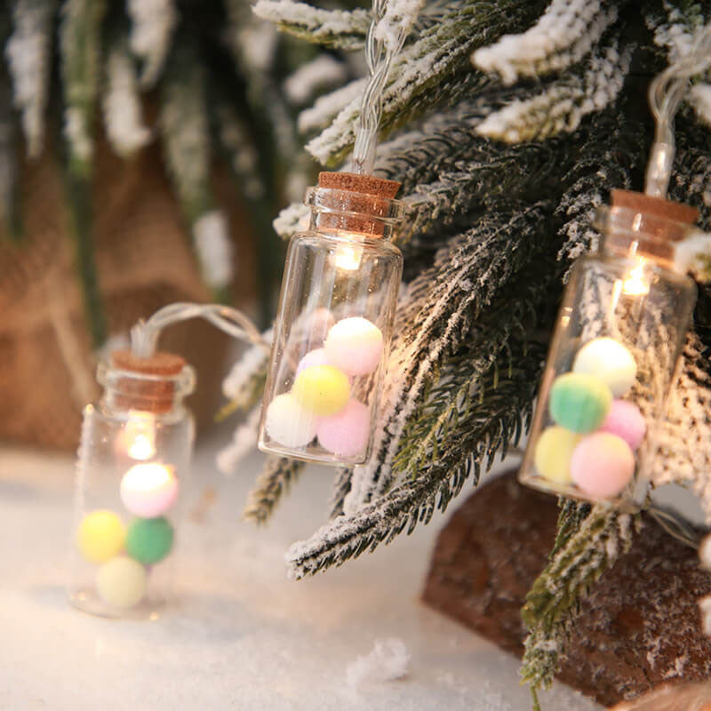BowLift | Christmas LED Wishing Bottle Tree Snow Battery Box Decorative String Light