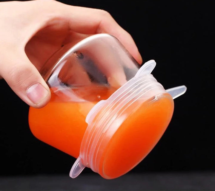 EcoLid - 6 Silicone Reusable Stretch Covers | Bowlift