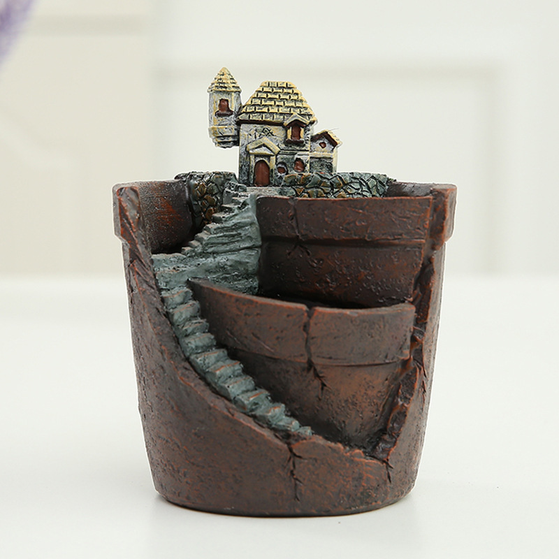 BowLift | Succulent decorative flower pot for mini garden – Bonsai planting pot for micro landscape and garden