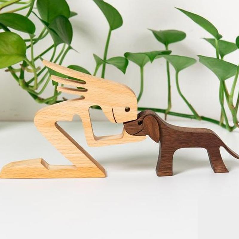 BowLift | Animal Lover Wooden Sculpture Table Decoration