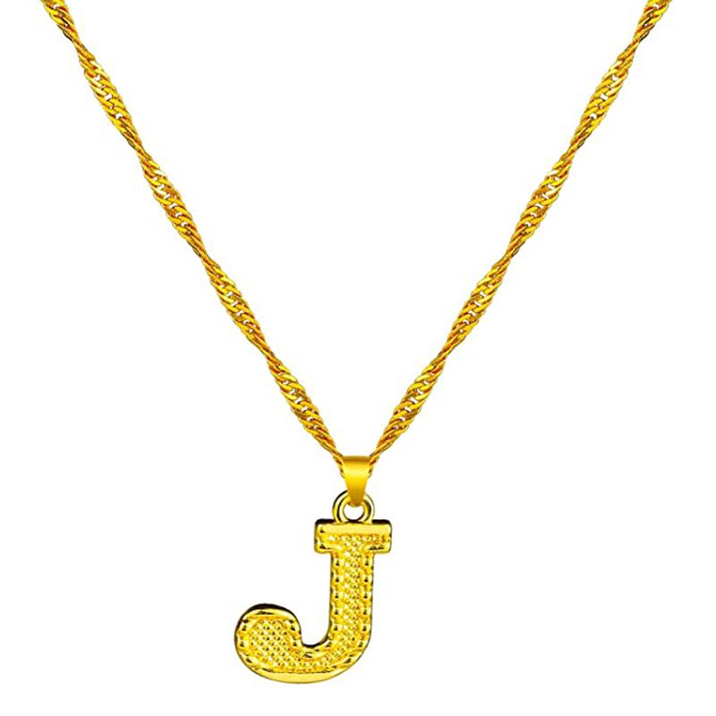 BowLift | 18K gold-plated initial letter necklace