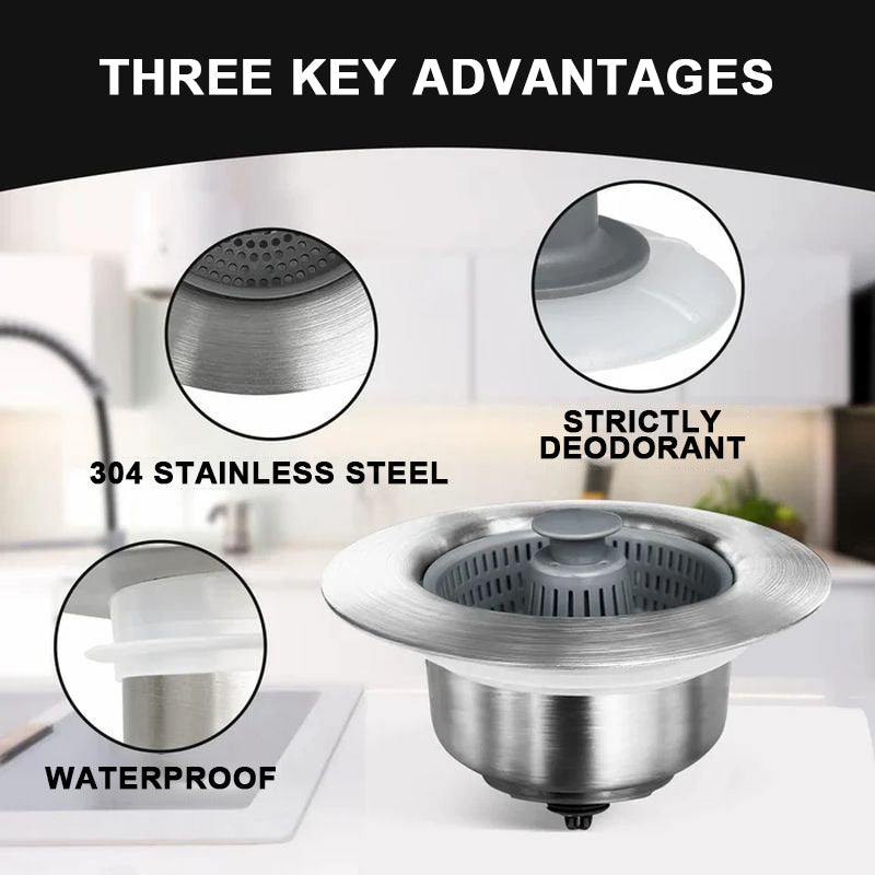 BowLift | Upgraded Sink Bounce Core Drain Strainer